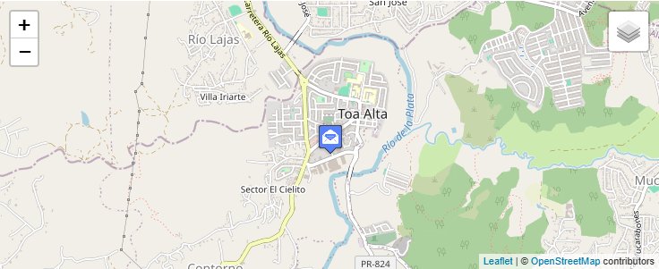 Map of ZIP Code 00954 in Toa Alta, PR — click to open interactive map