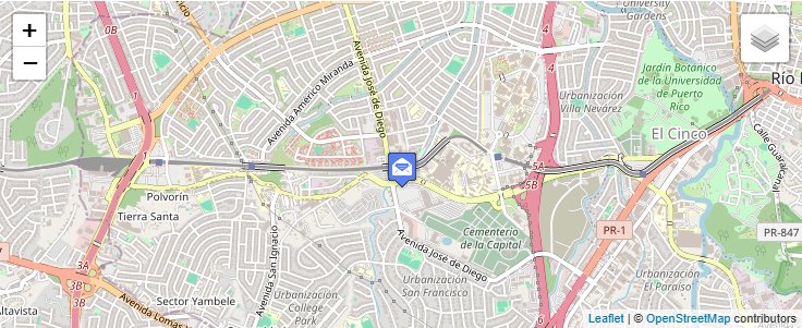 Map of ZIP Code 00955 in San Juan, PR — click to open interactive map