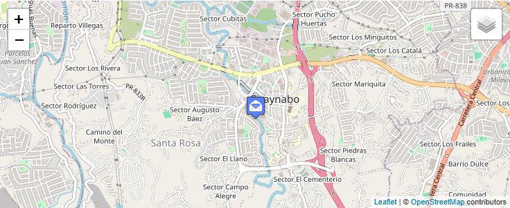 Map of ZIP Code 00970 in Guaynabo, PR — click to open interactive map