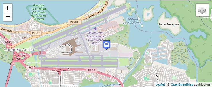 Map of ZIP Code 00981 in Carolina, PR — click to open interactive map