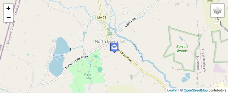 Map of ZIP Code 01252 in North Egremont, MA — click to open interactive map