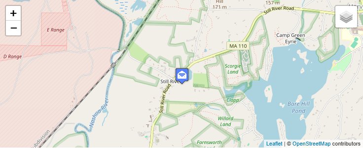 Map of ZIP Code 01467 in Still River, MA — click to open interactive map