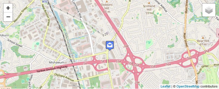 Map of ZIP Code 01888 in Woburn, MA — click to open interactive map