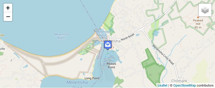Map of ZIP Code 02552 in Menemsha, MA — click to open interactive map