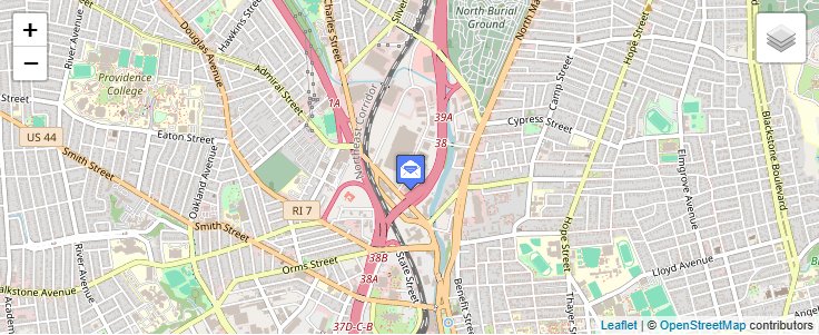 Map of ZIP Code 02940 in Providence, RI — click to open interactive map