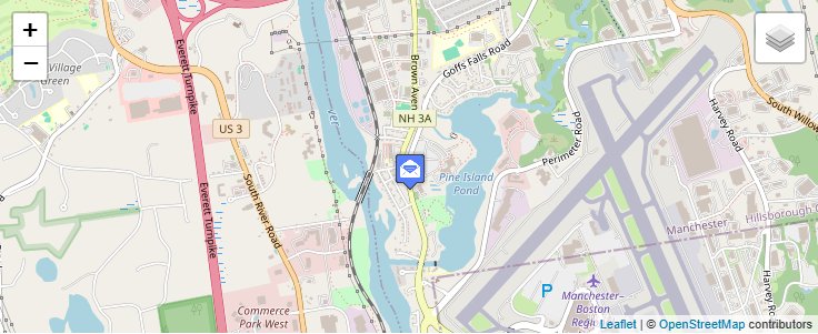 Map of ZIP Code 03111 in Manchester, NH — click to open interactive map