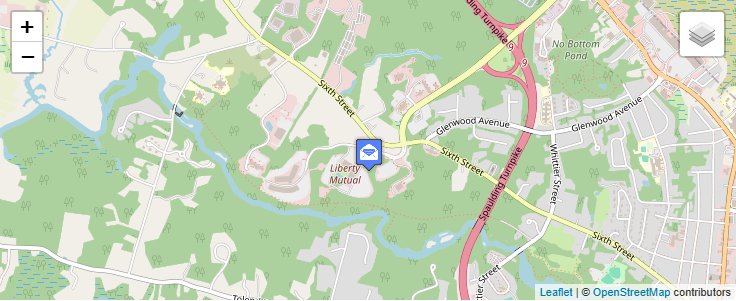Map of ZIP Code 03822 in Dover, NH — click to open interactive map