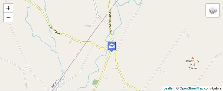 Map of ZIP Code 04288 in West Minot, ME — click to open interactive map