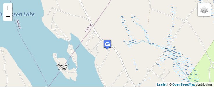 Map of ZIP Code 04291 in West Poland, ME — click to open interactive map