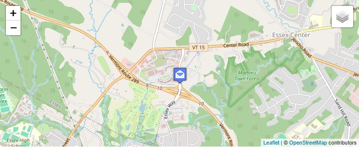 Map of ZIP Code 05451 in Essex, VT — click to open interactive map
