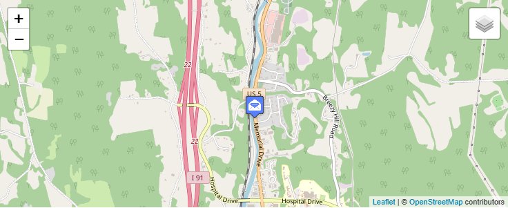 Map of ZIP Code 05863 in Saint Johnsbury Center, VT — click to open interactive map