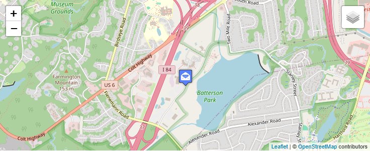 Map of ZIP Code 06153 in Hartford, CT — click to open interactive map