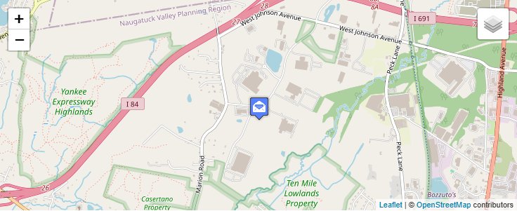 Map of ZIP Code 06408 in Cheshire, CT — click to open interactive map