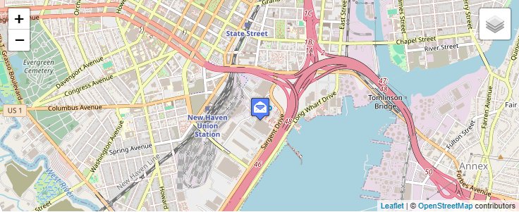 Map of ZIP Code 06534 in New Haven, CT — click to open interactive map