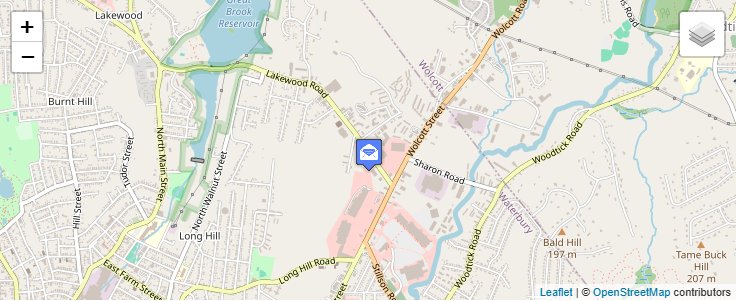 Map of ZIP Code 06703 in Waterbury, CT — click to open interactive map