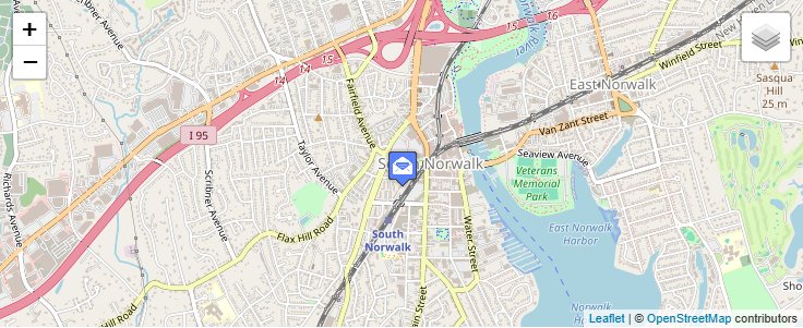 Map of ZIP Code 06856 in Norwalk, CT — click to open interactive map