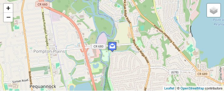 Map of ZIP Code 07474 in Wayne, NJ — click to open interactive map
