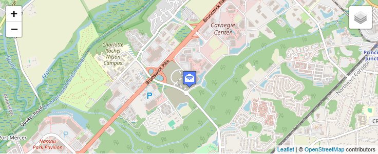 Map of ZIP Code 08541 in Princeton, NJ — click to open interactive map