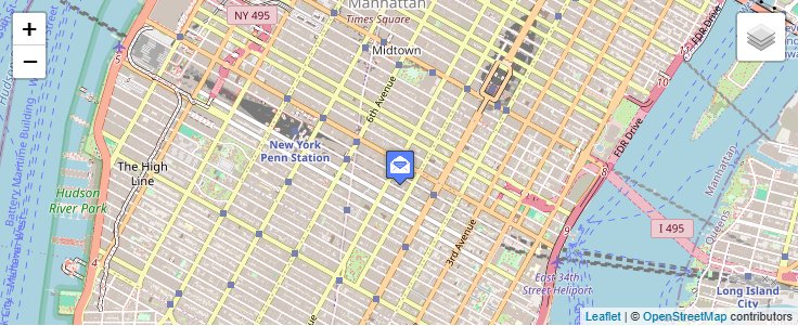 Map of ZIP Code 10118 in New York, NY — click to open interactive map
