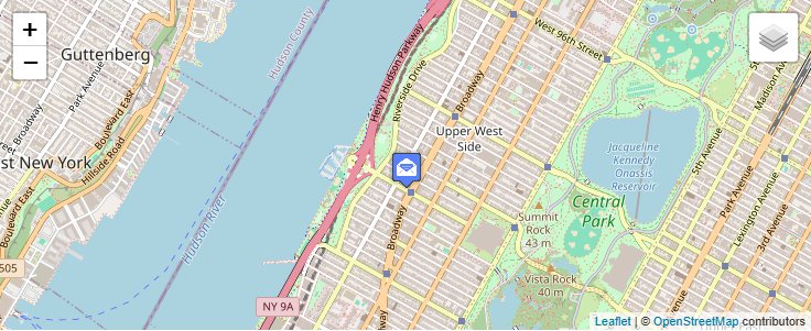 Map of ZIP Code 10132 in New York, NY — click to open interactive map