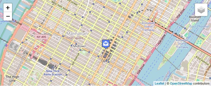 Map of ZIP Code 10179 in New York, NY — click to open interactive map