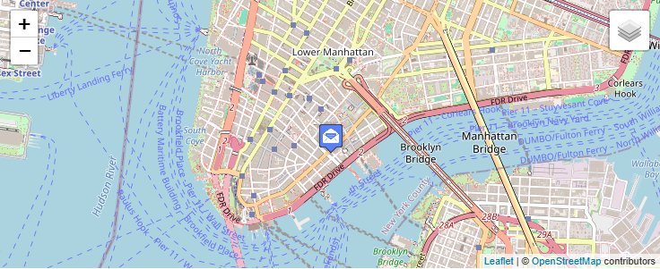 Map of ZIP Code 10272 in New York, NY — click to open interactive map
