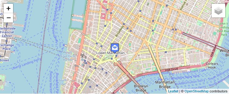 Map of ZIP Code 10277 in New York, NY — click to open interactive map