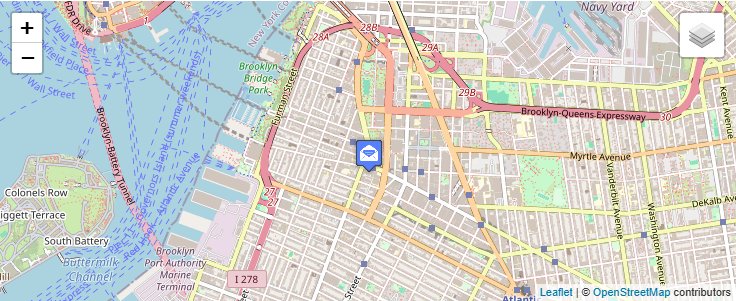 Map of ZIP Code 11241 in Brooklyn, NY — click to open interactive map