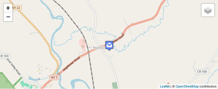 Map of ZIP Code 12089 in Hoosick, NY — click to open interactive map