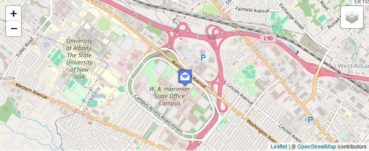 Map of ZIP Code 12232 in Albany, NY — click to open interactive map