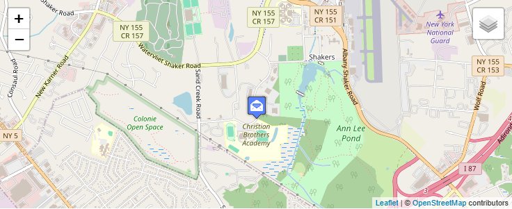 Map of ZIP Code 12235 in Albany, NY — click to open interactive map