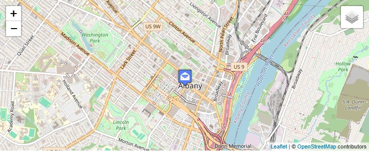 Map of ZIP Code 12247 in Albany, NY — click to open interactive map