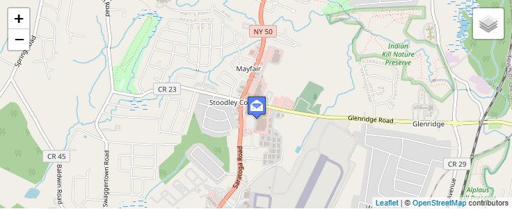Map of ZIP Code 12325 in Schenectady, NY — click to open interactive map