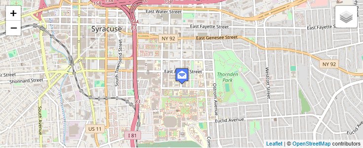Map of ZIP Code 13235 in Syracuse, NY — click to open interactive map