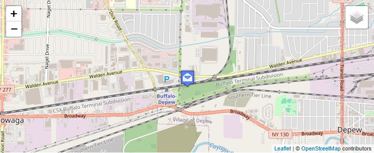 Map of ZIP Code 14272 in Buffalo, NY — click to open interactive map