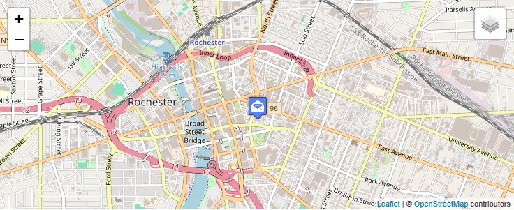 Map of ZIP Code 14649 in Rochester, NY — click to open interactive map