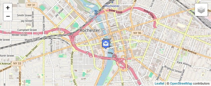 Map of ZIP Code 14694 in Rochester, NY — click to open interactive map