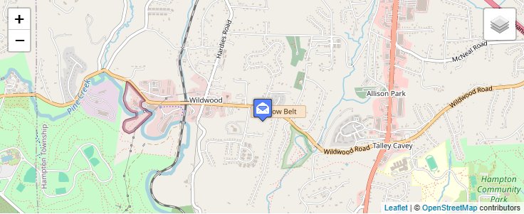 Map of ZIP Code 15091 in Wildwood, PA — click to open interactive map