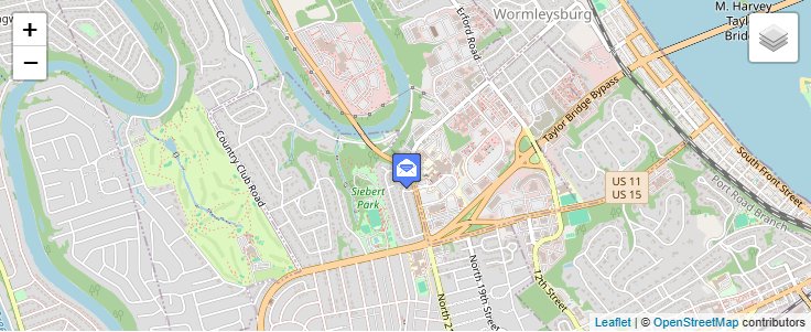 Map of ZIP Code 17089 in Camp Hill, PA — click to open interactive map