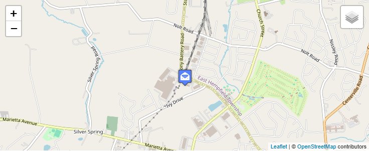 Map of ZIP Code 17699 in Lancaster, PA — click to open interactive map
