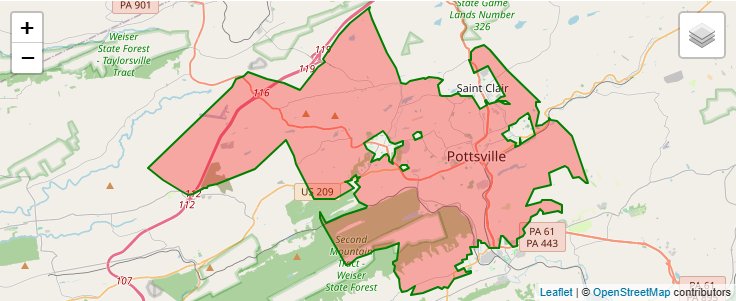 ZIP Code 17901 - Pottsville, Pennsylvania | Map, Demographics
