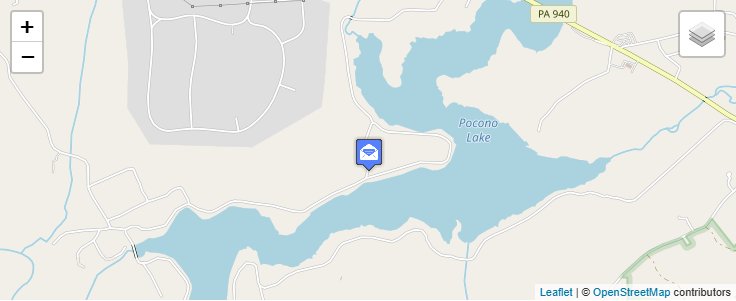 Map of ZIP Code 18348 in Pocono Lake Preserve, PA — click to open interactive map
