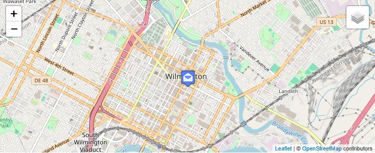 Map of ZIP Code 19886 in Wilmington, DE — click to open interactive map