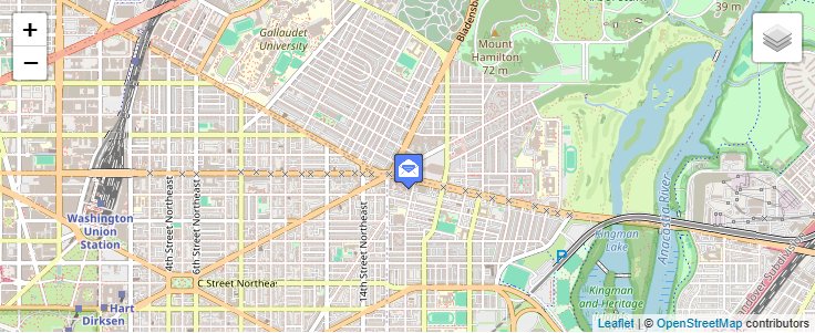 Map of ZIP Code 20022 in Washington, DC — click to open interactive map