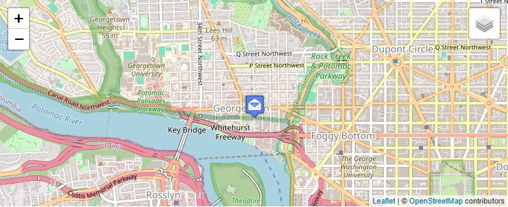 Map of ZIP Code 20027 in Washington, DC — click to open interactive map