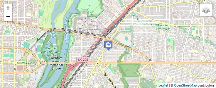 Map of ZIP Code 20029 in Washington, DC — click to open interactive map