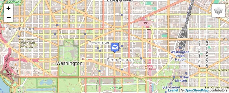 Map of ZIP Code 20068 in Washington, DC — click to open interactive map