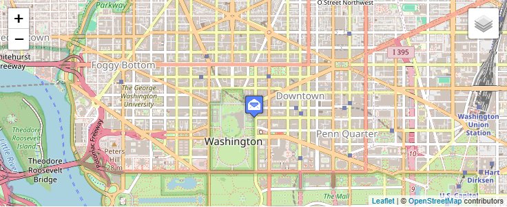 Map of ZIP Code 20073 in Washington, DC — click to open interactive map