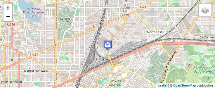 Map of ZIP Code 20075 in Washington, DC — click to open interactive map