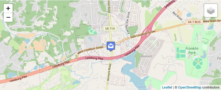 Map of ZIP Code 20142 in Round Hill, VA — click to open interactive map